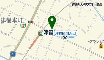 ヘアーサロングリーンの地図画像