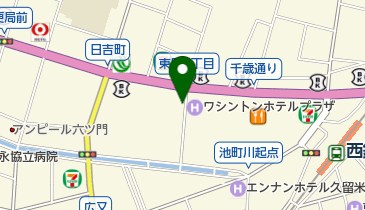 アラスカレストランの地図画像