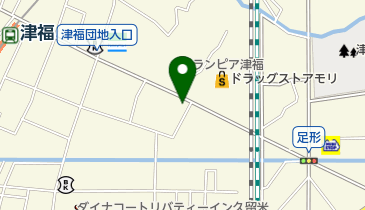 ハンバーグ・オニオン 津福店の地図画像