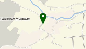 航空自衛隊高良台分屯基地の地図画像