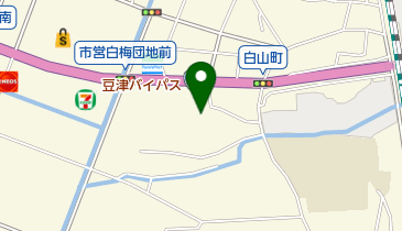 久留米市役所 民生・福祉施設 梅満教育集会所の地図画像