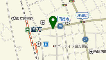 直方薬局の地図画像