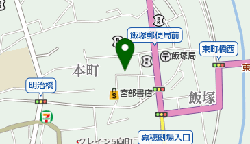 ながおか健康食品の地図画像