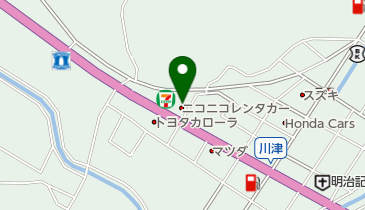 新興自動車株式会社の地図画像