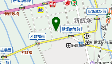 福岡県電気安全サービス飯塚支部の地図画像