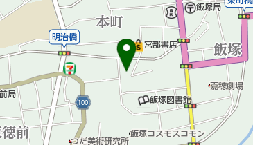 ヘアーサロンナンバの地図画像