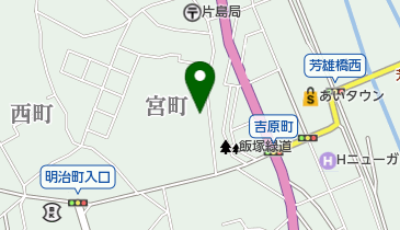 久留米屋の地図画像