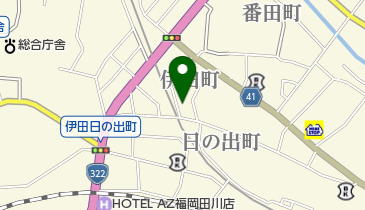 田川陸運株式会社の地図画像