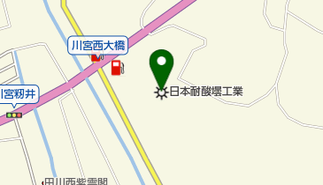 日本耐酸壜工業株式会社九州工場の地図画像