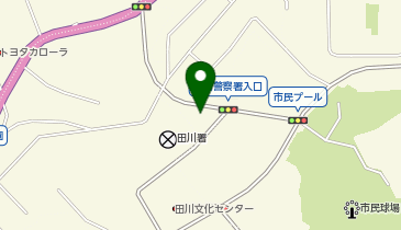 田川センターホールの地図画像