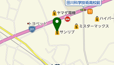 フェスティサンリブ田川店の地図画像