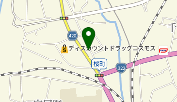 牛島園の地図画像