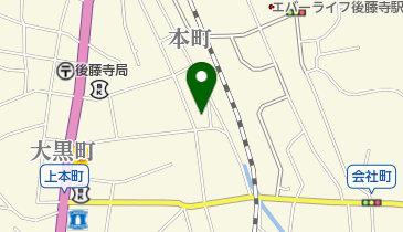 金子皮膚科医院の地図画像