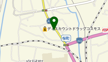 中山理容院の地図画像