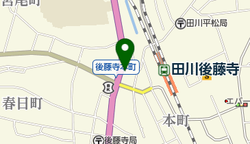 ホームラン食堂の地図画像