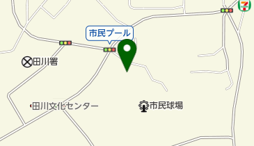 田川市役所 田川市民プールの地図画像