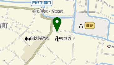 願照寺の地図画像