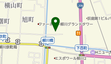 柳川銃砲火薬店の地図画像
