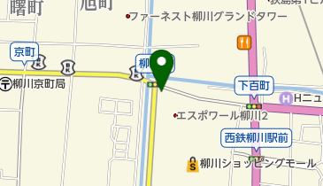 ピザポケット柳川店の地図画像