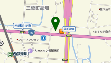 越山総本舗 三橋店の地図画像