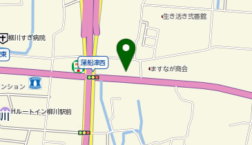 アオバ理容柳川店の地図画像