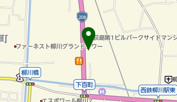 立花うどんの地図画像