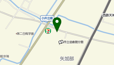 柳川市役所 蒲池農村環境改善センターの地図画像