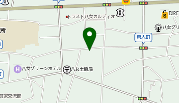 カギのSS八女の地図画像