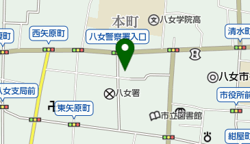 福岡県自動車整備振興会八女支部の地図画像