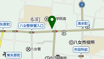 八女民主商工会の地図画像