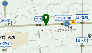 朝日生命保険相互会社八女営業所の地図画像