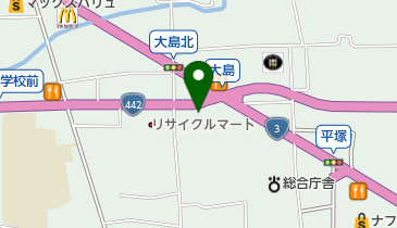 メールの地図画像