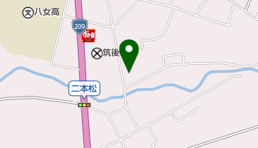 自成塾空手道教室の地図画像