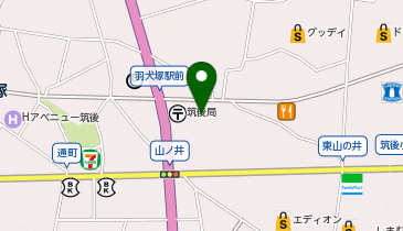 グリーンコープ生活協同組合ふくおか キープステーション・くすの樹の地図画像