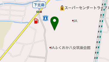 JAふくおか八女 筑後地区センターの地図画像