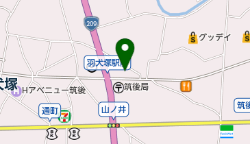 山下コンタクトレンズの地図画像