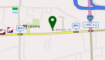トヨタカローラ福岡株式会社八女インター店の地図画像
