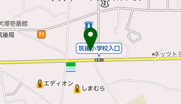 日産プリンス福岡販売株式会社筑後店の地図画像