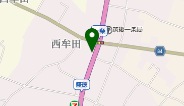 一条食糧販売店の地図画像