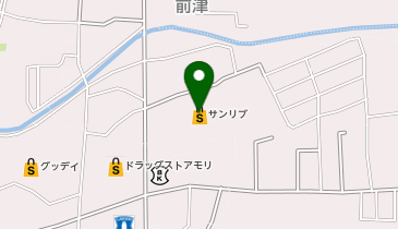 ヒライサンリブ筑後店の地図画像