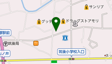 メガネの立石筑後店の地図画像