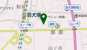 ひろなか洋品店の地図画像