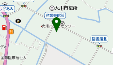 大川産業会館の地図画像