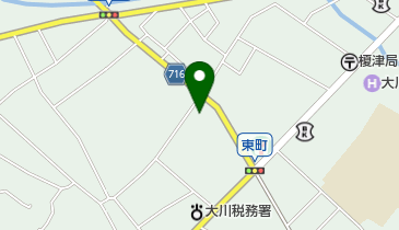 ユーデン大川店の地図画像