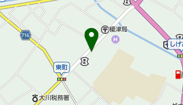 大川スポーツ店の地図画像