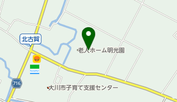 デイサービスセンターあおぎり荘の地図画像