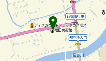 増田美術館の地図画像