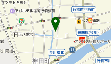 加来理容室の地図画像