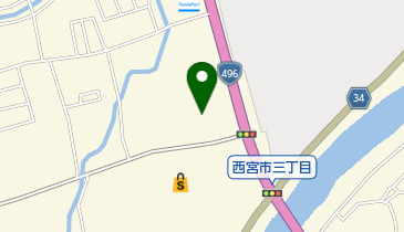 あけぼの食堂ゾーン行橋店の地図画像