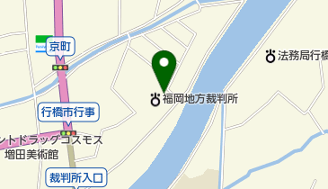 福岡地方検察庁行橋支部の地図画像